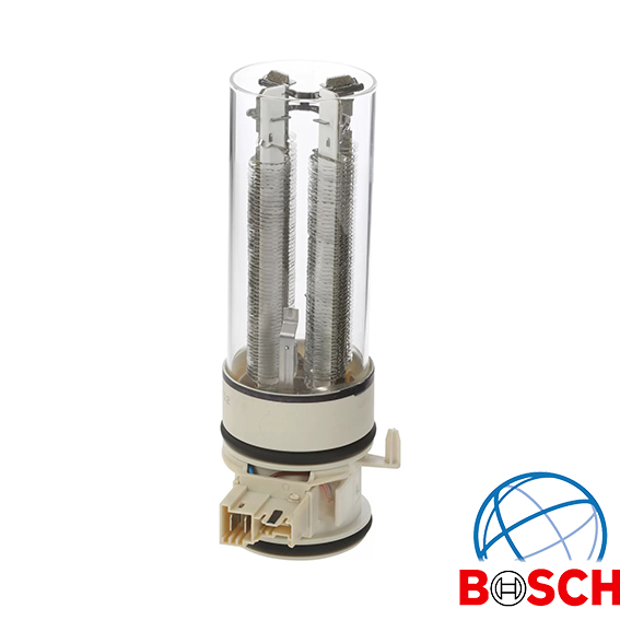 Zeolite glass element